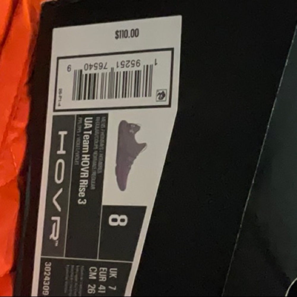 Under Armour Purple Lace-Up Athletic Sneakers - Picture 5 of 5